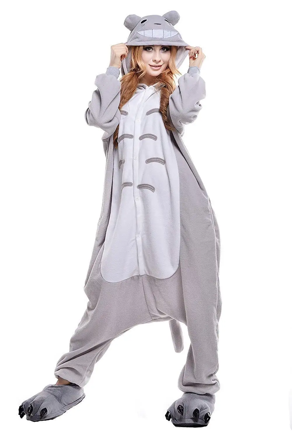 Теплая Пижама wellsoft kigurumi Косплей спальный комплект Женская пижама kitty stich totoro pikachu |