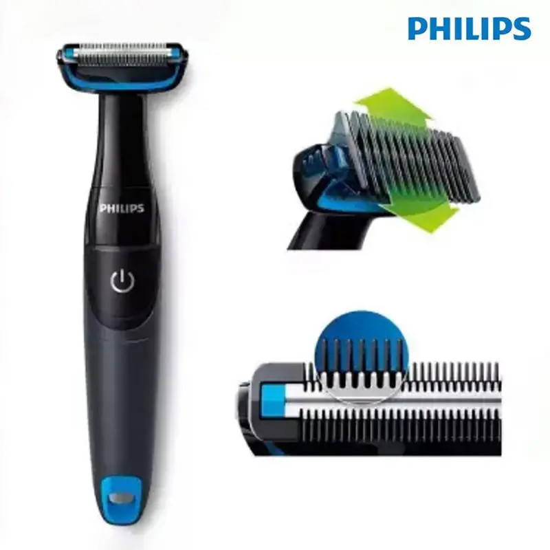 Philips BG102415 перезаряжаемая Бритва для мужчин для ухода за телом для чувствительных участков глобальное Универсальное напряжение оригинал (art.: 3920ba69ca23f) - 3920ba69ca23f