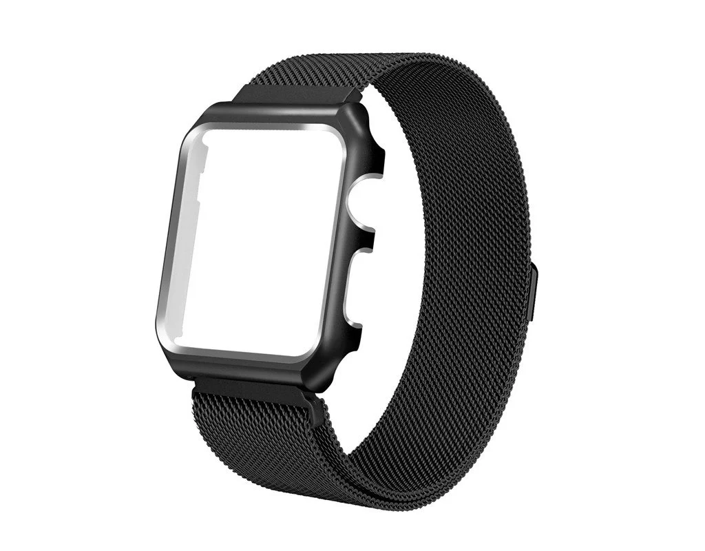 Ремешок для Apple watch 42mm One Body Milanese Loop Металл чёрный | Электроника