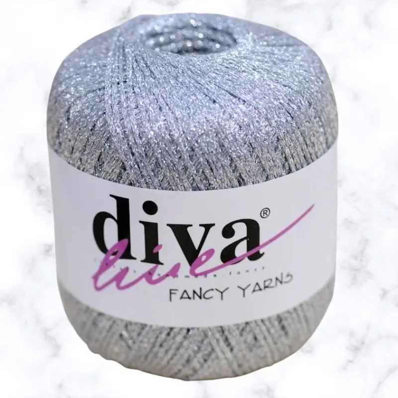 Fio Lurex - 160 Metros 25g 23 Opções de Cores Glitter Têxtil para Casa Materiais Acessórios Cardigans Botinhas Xale Vestido Lenço Boina Saia