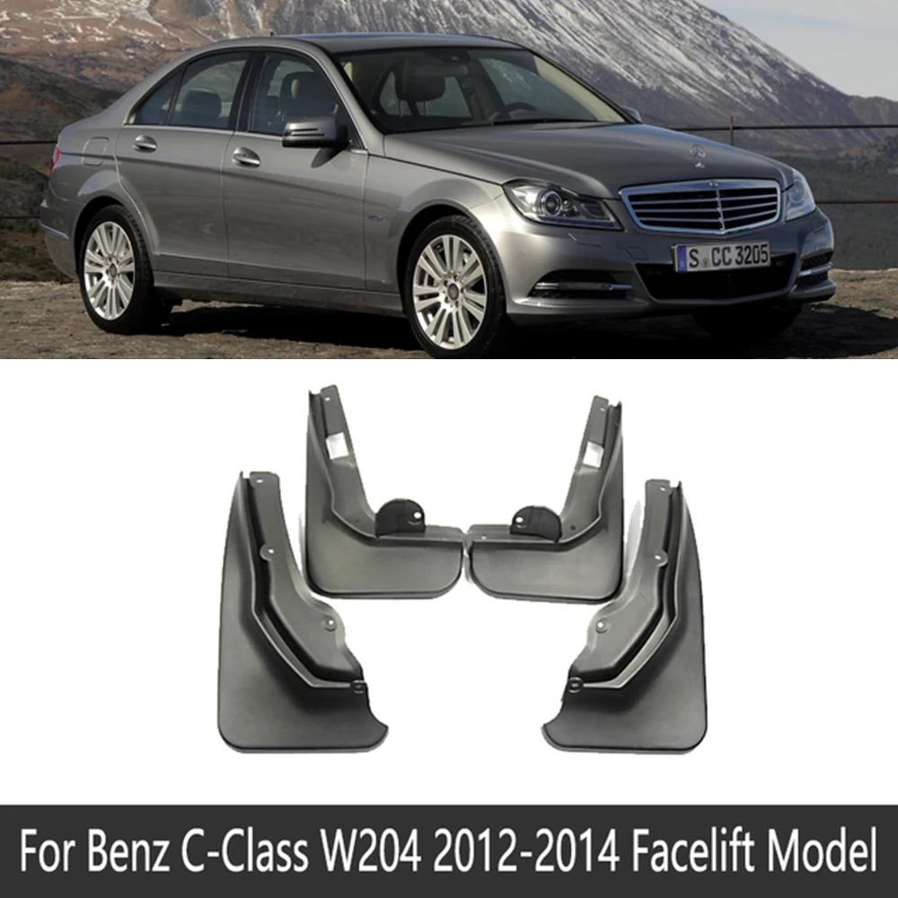 

Для Mercedes Benz C-Class W204 2008 2009 2010 2011 2012 2013 2014 Брызговики Брызговики Передние и задние колеса Крыло Запчасти