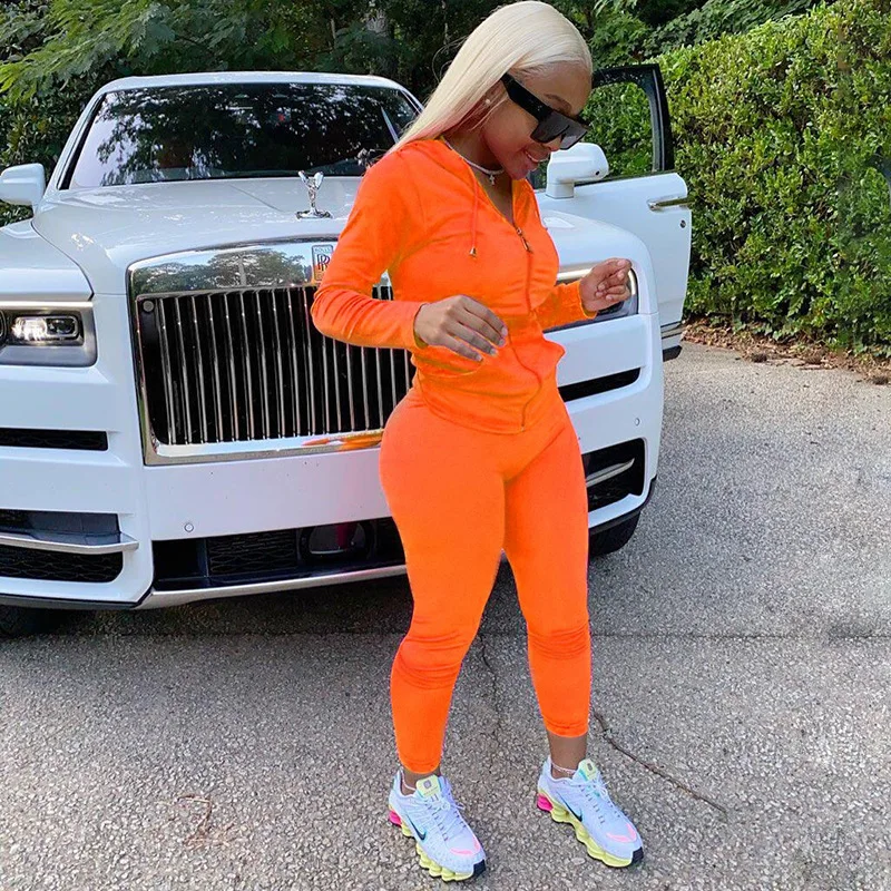

Fashion 2piece Set Women Matching Sets Women's Tracksuit Women Sets Workout Stretchy Outfits Gym Leggings Set 2021 Women's Suit