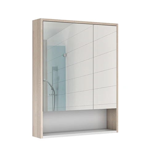 Шкаф-зеркало Prime 70 Дуб сонома Домино |