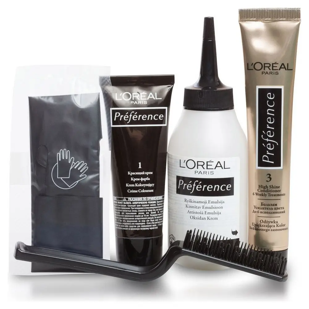 L'Oreal Paris Стойкая краска для волос &quotPreference Wild Ombres&quot оттенок 1 от светло до темно