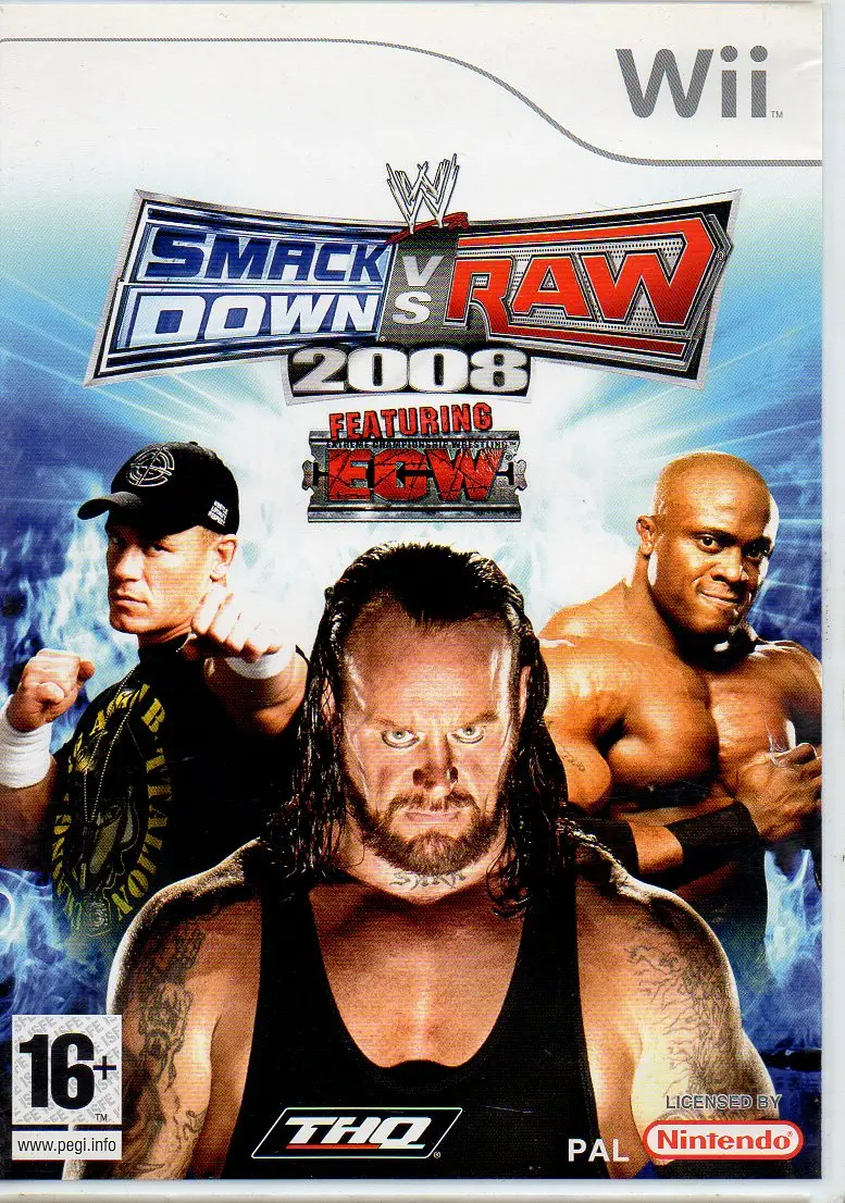 WWE Smackdown Vs Raw 2008 (игра wii) (секундные стрелки)|Игровые консоли| |