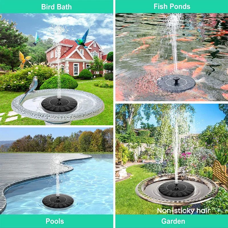 

Outdoor Solar Fountain Garden Water Fountain Solar Water Pump Fountain Floating Pond Fountain Garden Decoration fontanna solarna