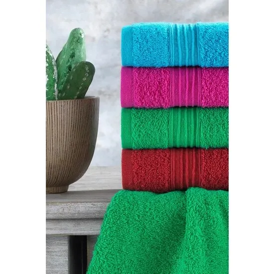 

Красочный набор из 4 хлопковых полотенец для рук WONDERFULSOFT Textile