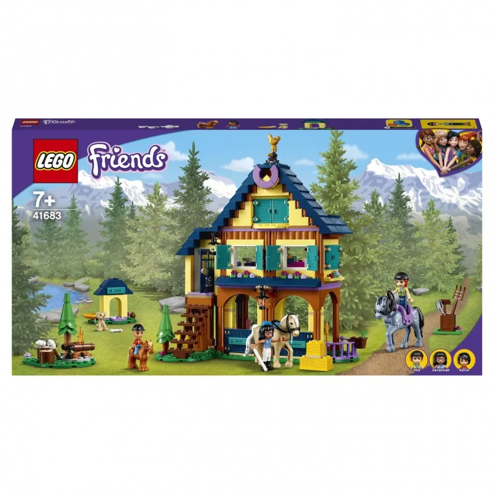 Конструктор LEGO Friends Лесной клуб верховой езды 41683 | Игрушки и хобби