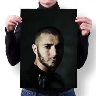 Плакат Бензема Карим Benzema Karim №5 А4 | Дом и сад