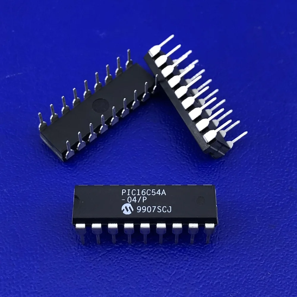 1 штука PIC16C54A-04/P DIP-18 8-битный микроконтроллер PIC16C54A 4 МГц 768 Байт PIC 16C54 A PIC16C54 16C54A -