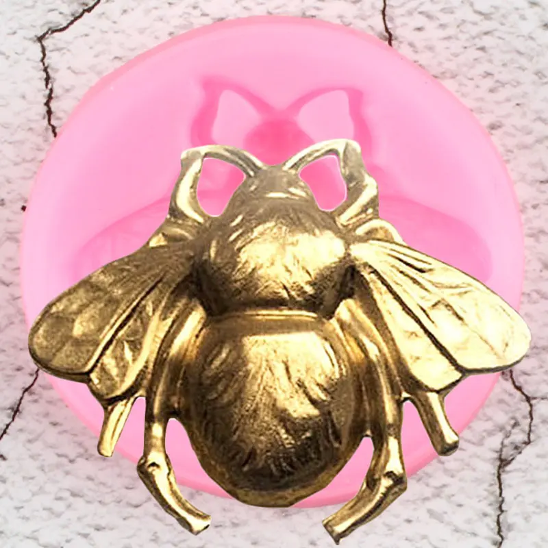 Силиконовая форма для торта 3D Bumble Bee помадка конфеты шоколадная глина кухонная