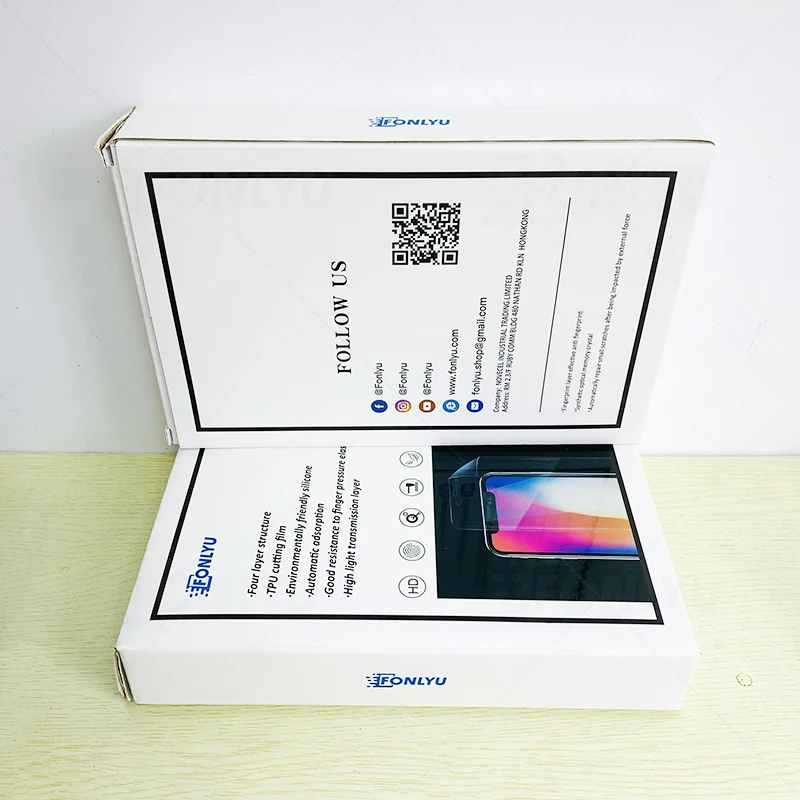 FONLYU-Pel&iacute;cula de hidrogel de privacidad, membrana antimirones, l&aacute;mina hidrolica para m&aacute;quina de corte de pel&iacute;cula, Protector de pantalla de tel&eacute;fono-5