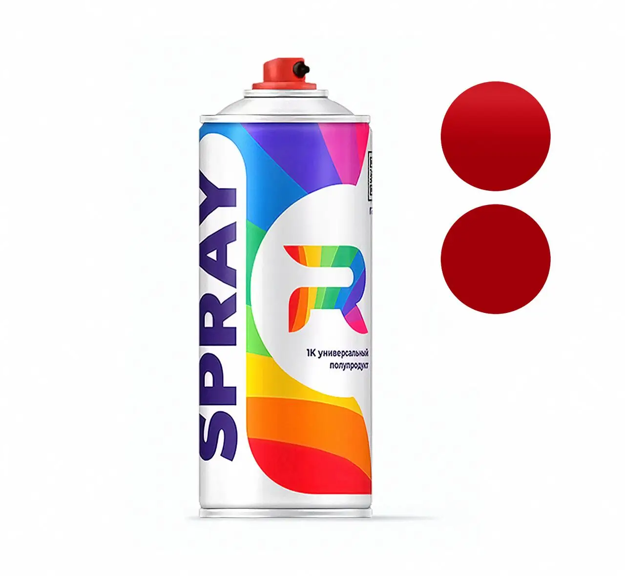 Аэрозольный баллон Mercury FA3883 M5440 CDJAXXX - Brt. Red-stripe (Базовая краска Солид Красный) 520 мл.