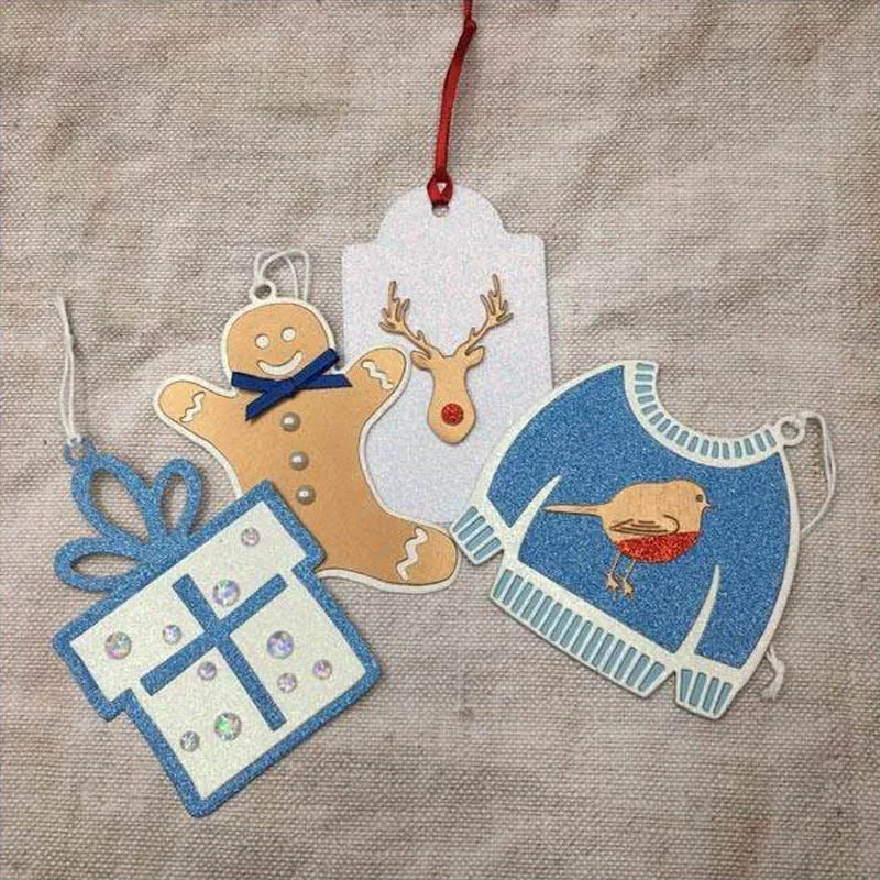 Ultimate Tag Die Se трафареты для резки металла рукоделия изготовление нового 2019 года |