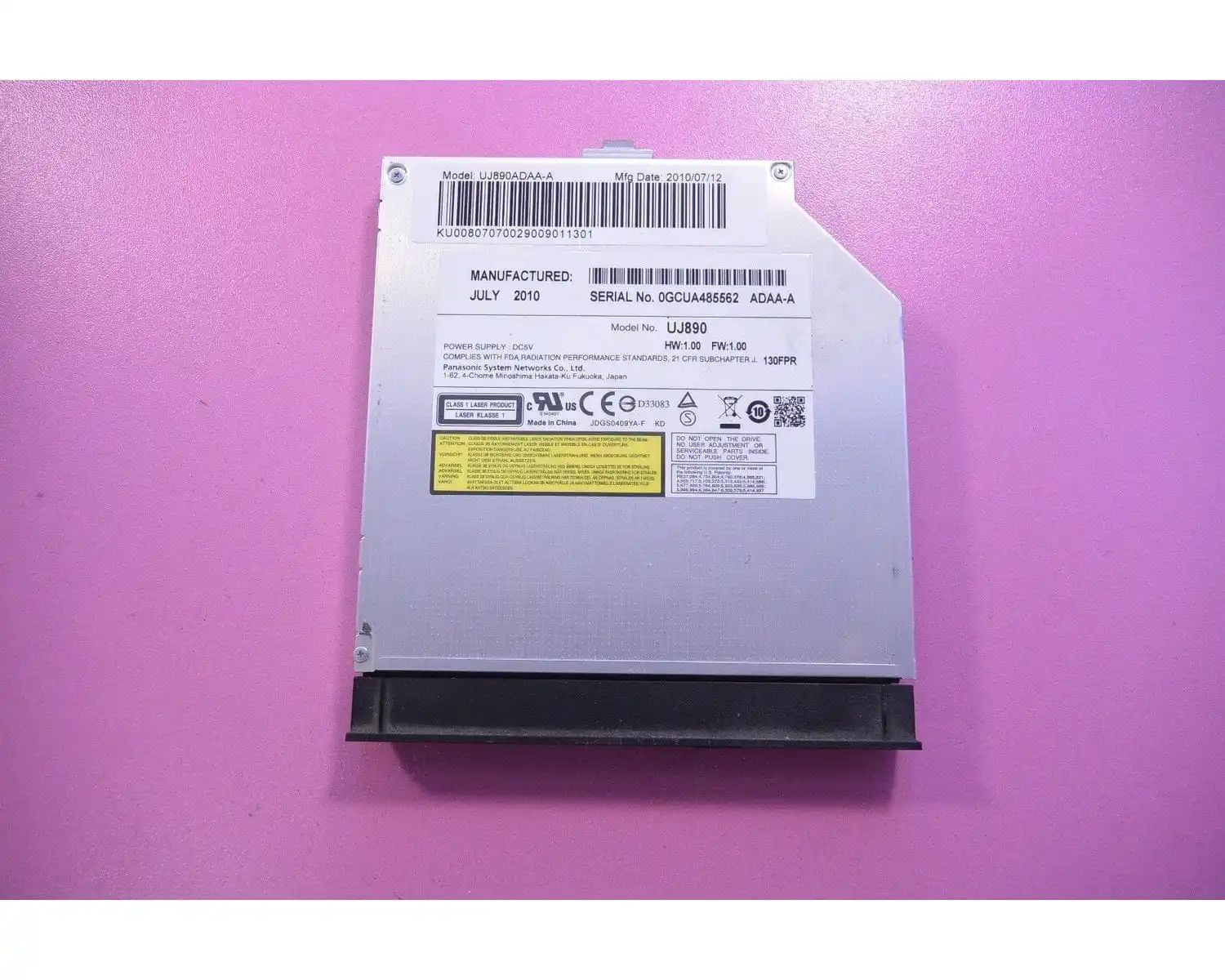 Acer Aspire 5253 5733 SATA DVD привод с панелькой|Комплектующие для ремонта ноутбуков| |