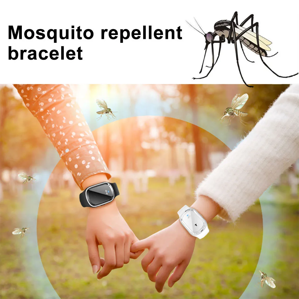

GIFT Ultrasonic No radiation Mosquito Repellent Bracelet Waterproof Effective Mosquito Killer For Kids Anti-Mosquito Buckle
