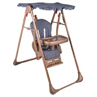 gold baby swing child seat high chair rocking baby chair crib newborn 2021 newpal%c4%b1 home toy supplies