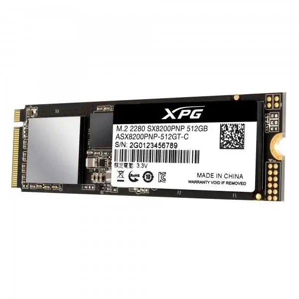 Adata ASX8200PNP-512GT-C-M.2 SSD диск черный цвет | Компьютеры и офис
