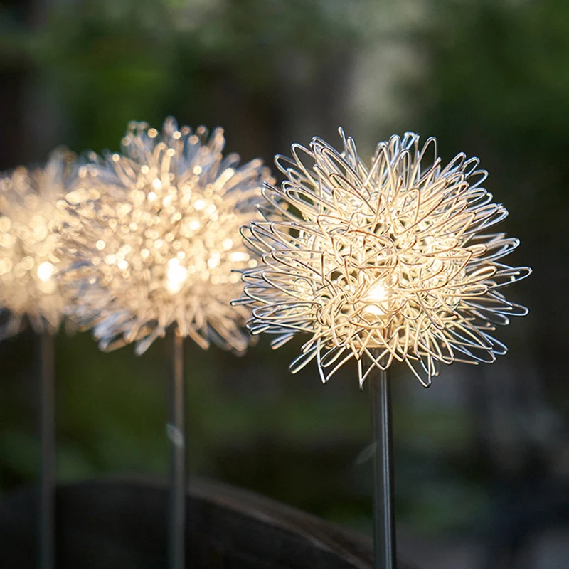 decoração lâmpada à prova ddanágua para pátio varanda flowerbed