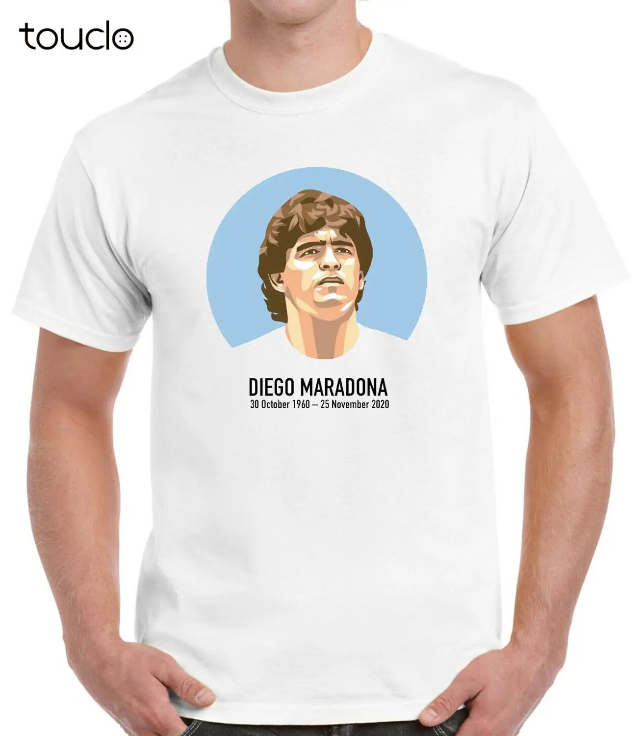 

DIEGO MARADONA CUSTOM SHIRT - UNISEX HAND OF GOD 1960 - 2020 RIP 1960-2020