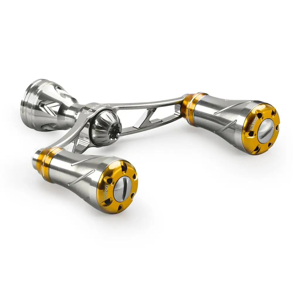 titanium gold Gomexus CNC 72 мм силовая ручка для Daiwa LT 1000-3000 спиннинговая катушка как описание - Цвет: titanium gold
