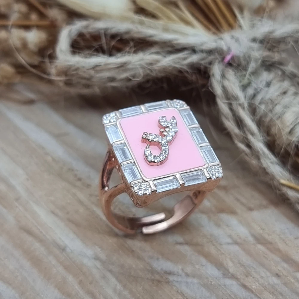 

New Trendy Love Hub Candy Arabic Boho Dainty Ring Neon Fashion Romantic Rose Gold Accessorie Luxury Turkish Fine Jewellery
