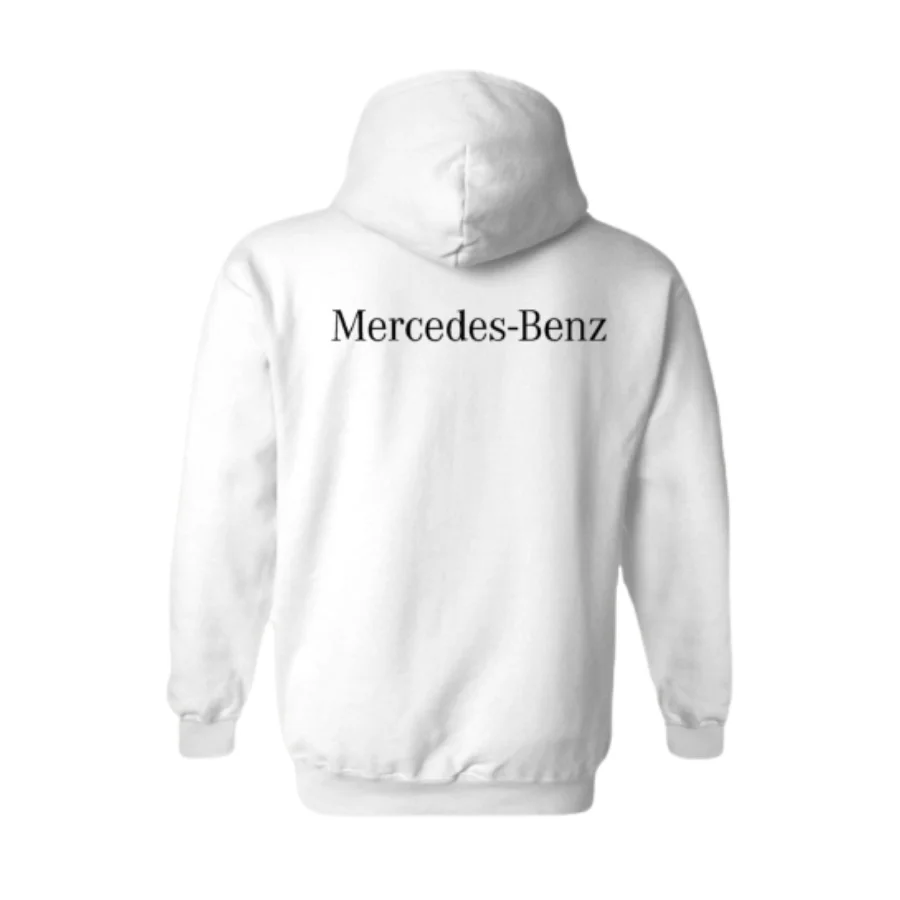 

New Fashion Spring Season Men's Hooded Sweatshirt with Mercedes AMG Printed Hoodie Thick Hooded Sweatshirt Cotton Black