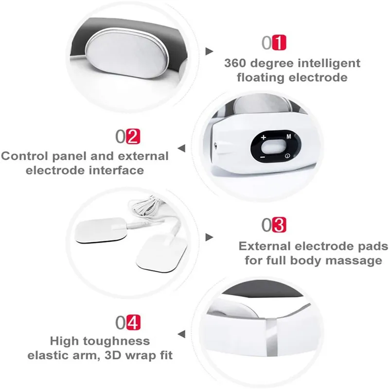 

6 Modes Smart Electric Neck Massager Shoulder Body Massager Low Frequency Magnetic Therapy Pulse Pain Relief Tool Health Care