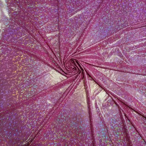 Pink holo dots Новая biflex ткань, 200 gsm блестящая ткань для купальников, 4 способа растягивания, biflex, лайкра ткань, спандекс, MK - Цвет: Pink holo dots