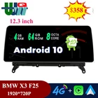 Автомагнитола UJQW, 12,3 дюйма, Android 10,0, 1920*720, для BMW X3, F25, X4, F26, CIC, NBT, Carplay, GPS, 4G, BT, Wi-Fi, мультимедийное видео