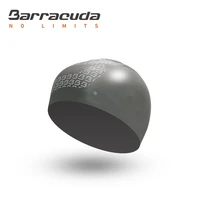 barracuda swimming caps waterproof silicone solid color comfortable for men womenbig b logo