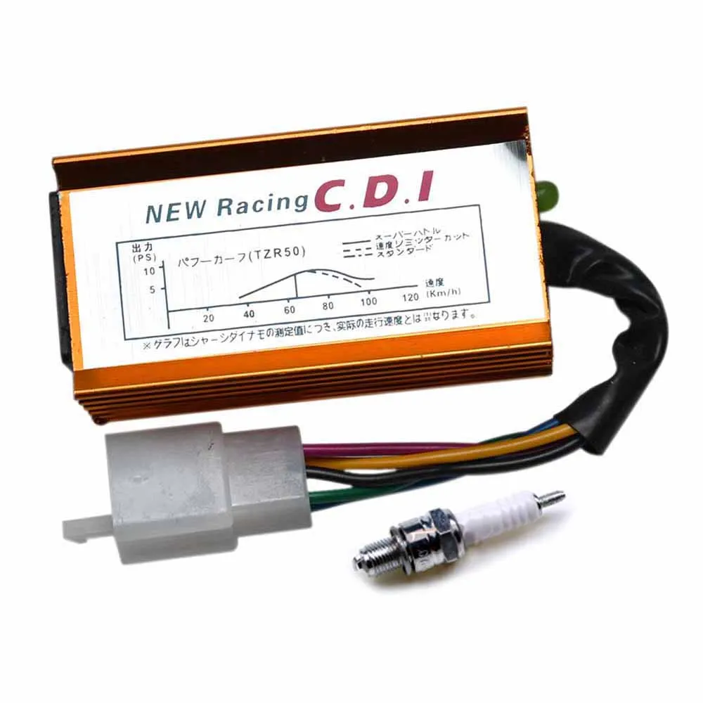 

5 Pin AC CDI Box Ignition Coil Spark Plug for 50-160cc 4-Stroke ATV Quad Pit Bike RS
