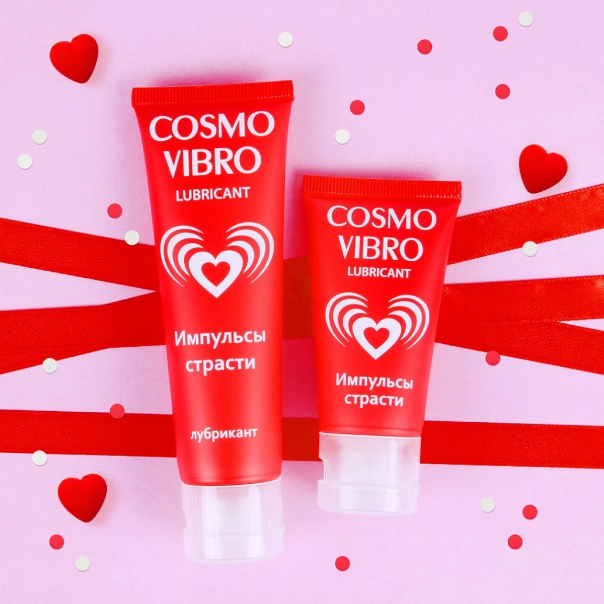 Стимулирующий лубрикант в мини формате COSMO VIBRO для женщин 25 мл Интимные товары