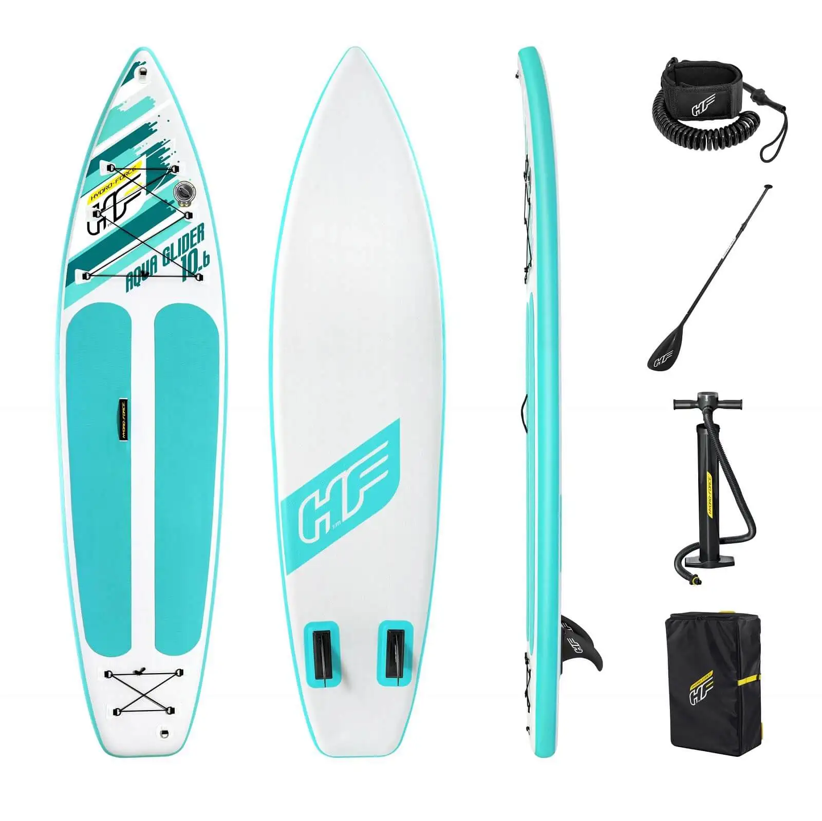 SUP доска надувная HYDRO FORCE Aqua Glider 10ɶ&quot 2022 (320x79x12 см) сапборд для серфинга Supboard