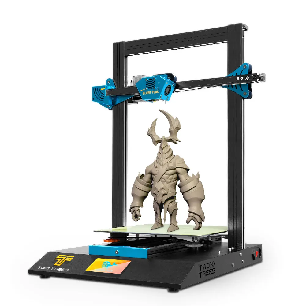Twotrees Bluer Plus 3D Printer Kit I3 Mega Upgrade PEI Magnetic Build Plate Large Size Metal Frame BL Touch Screen printing BMG