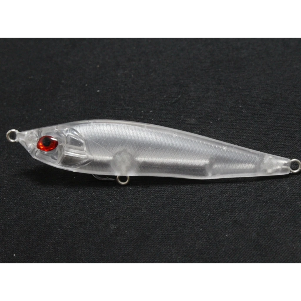 wLure 10 Blank Lures 8cm 14g Lead Block for Long Casting Jigging Bait for Hobby Painting with Eyes UPM708