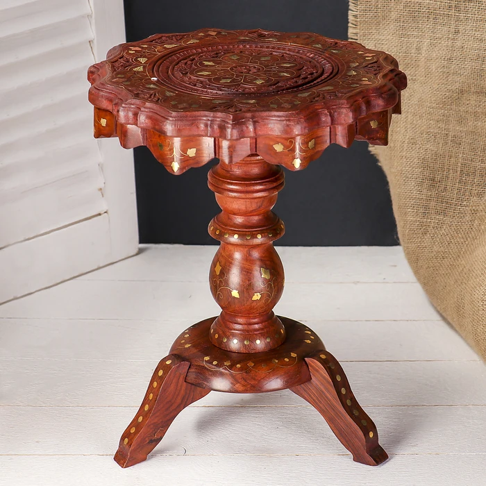 Интерьерный стол дерево 'Классика' 30х30х40 см |