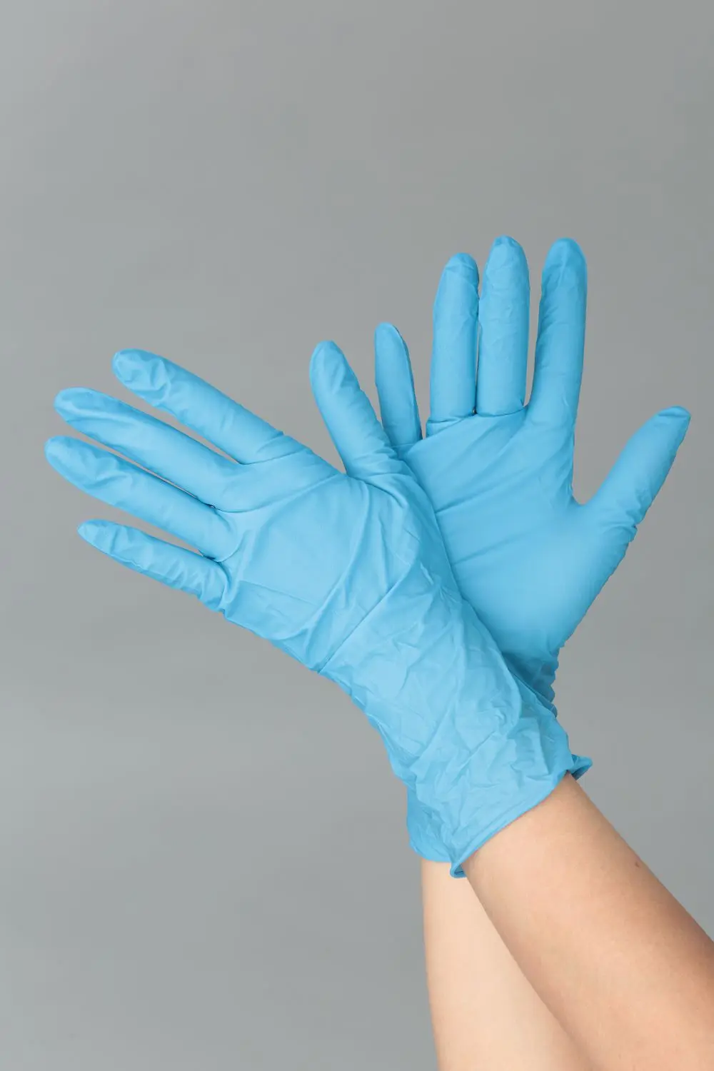 Disposable nitrile gloves/vinyl Wally plastic 40 PCs/20 pairs | Безопасность и защита