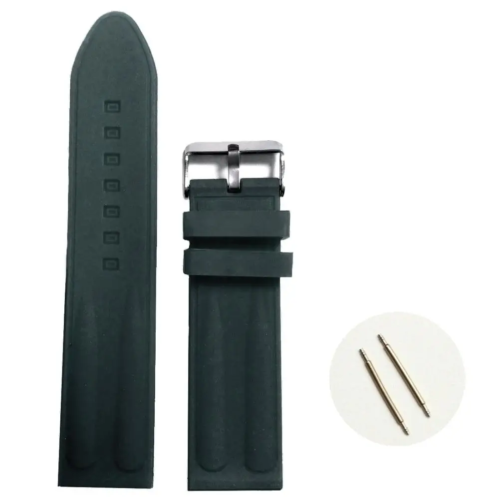 2 шт. Ремешок силиконовый для наручных часов цветной подарок с пружинными