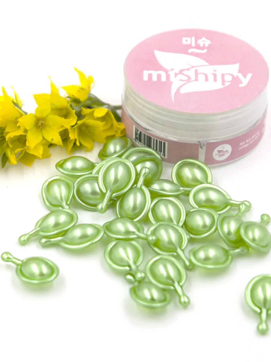 Корейская сыворотка в капсулах miShipy Care Hair F9 EGF экстракты грейпфрута лотоса масло