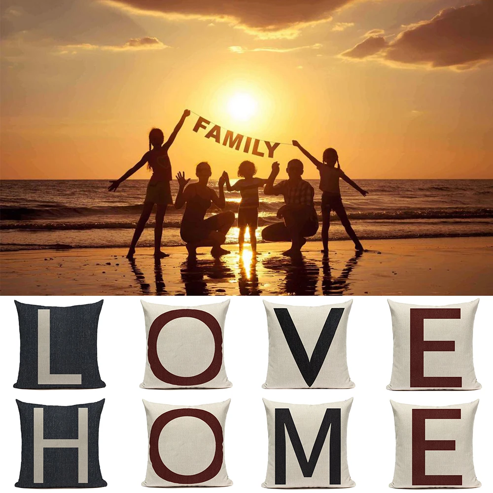 Наволочка для подушки льняная наволочка дивана гостиной 45*45 декоративные