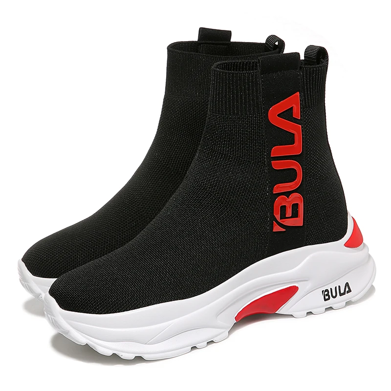 

White boots for Women 2021 Spring New Versatile Breathable Flat Sneakers Popular Student Casual Leather Soft Bottom