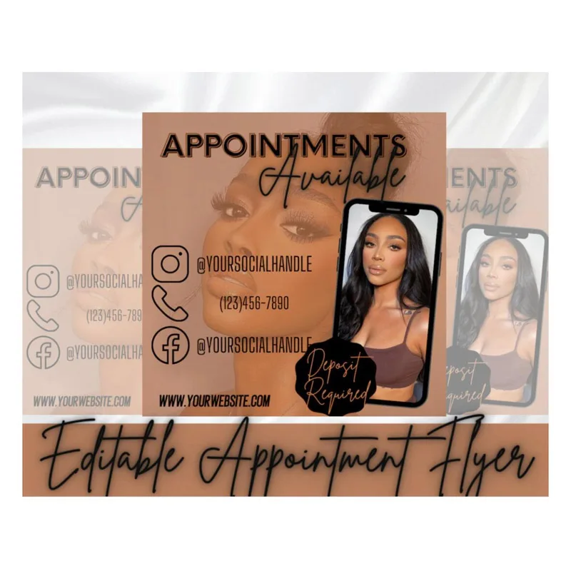 

A5 Custom Editable Appointments Flyer, Appointments Available Flyer, Social Media Branding, Book Now, DIY Book Now Social Media