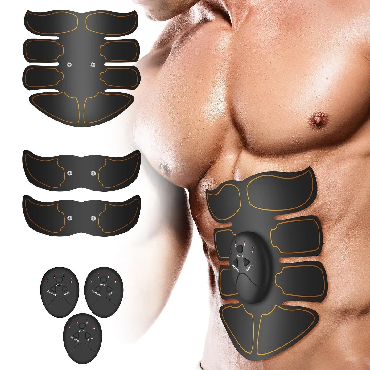 

EMS Wireless Smart Muscle Stimulator Trainer Fitness Abdominal Training Electric Weight Loss Stickers Body Slimming Massager
