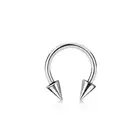 Септум циркуляр из медицинской стали пирсинг острый наконечник угол