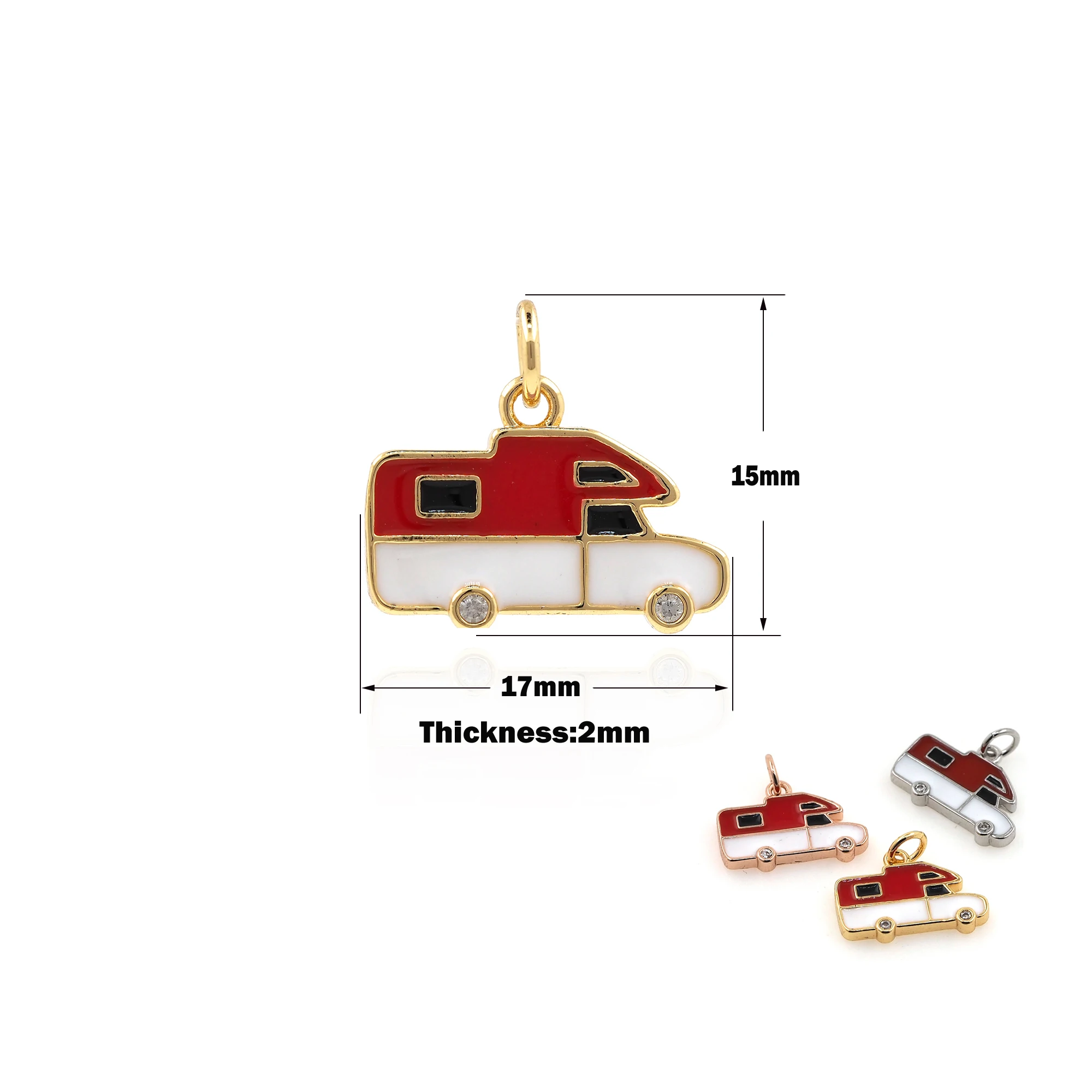 

Enamel Car Pendant Fashion Kids Jewelry Enamel Car Charm Jewelry Making Bracelet Necklace DIY Earring Accessories Craft