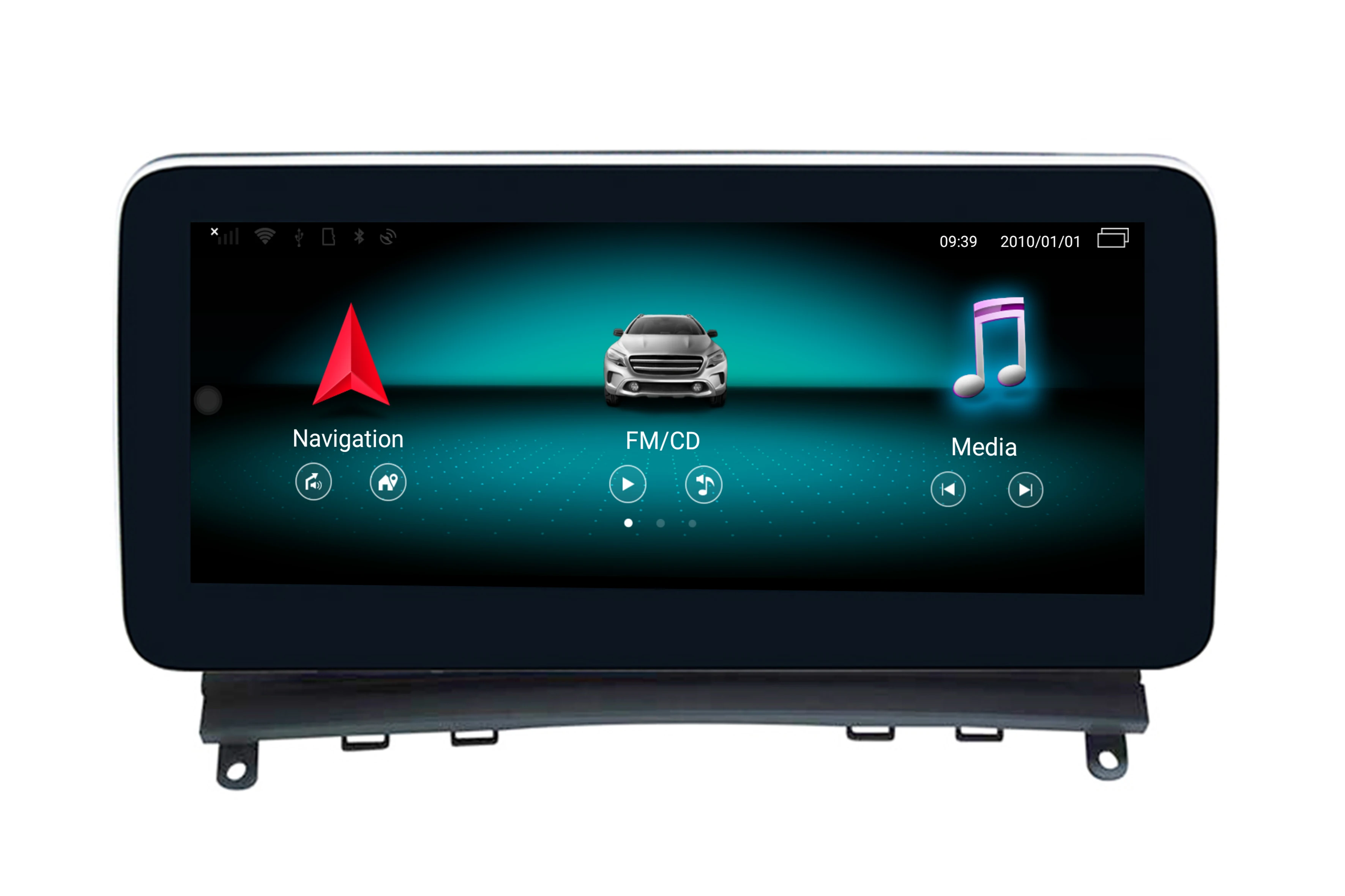 

Hualingan Estereo Android 9 Mercedes-Benz C-Class NTG 4.0 GPS Navegacin 4GB WIFI Pantalla Tctil USB Bluetooth 2007 a 2010