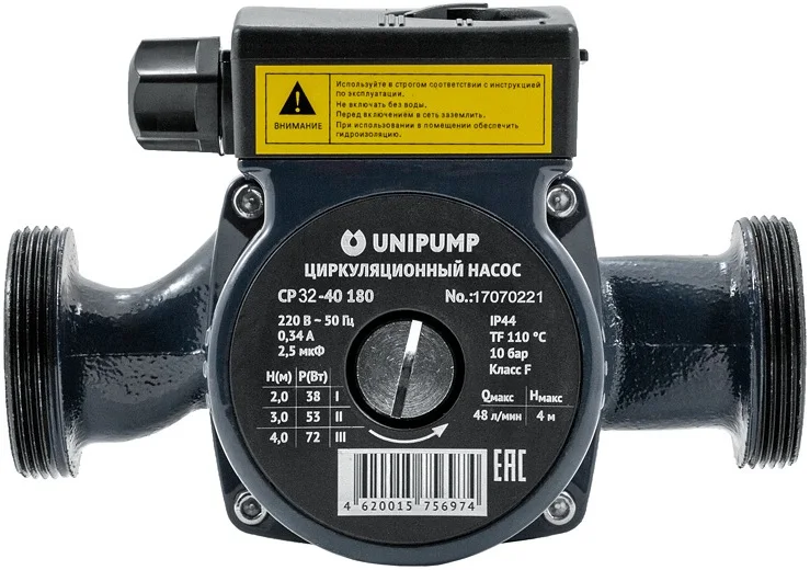 Unipump CP 32-40 180 Насос циркуляционный отопления | Обустройство дома