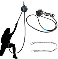 adjustable 6 levels resistance fitness rope endless rope trainer hanging pull rope abdominal aerobic trainer gym equipment