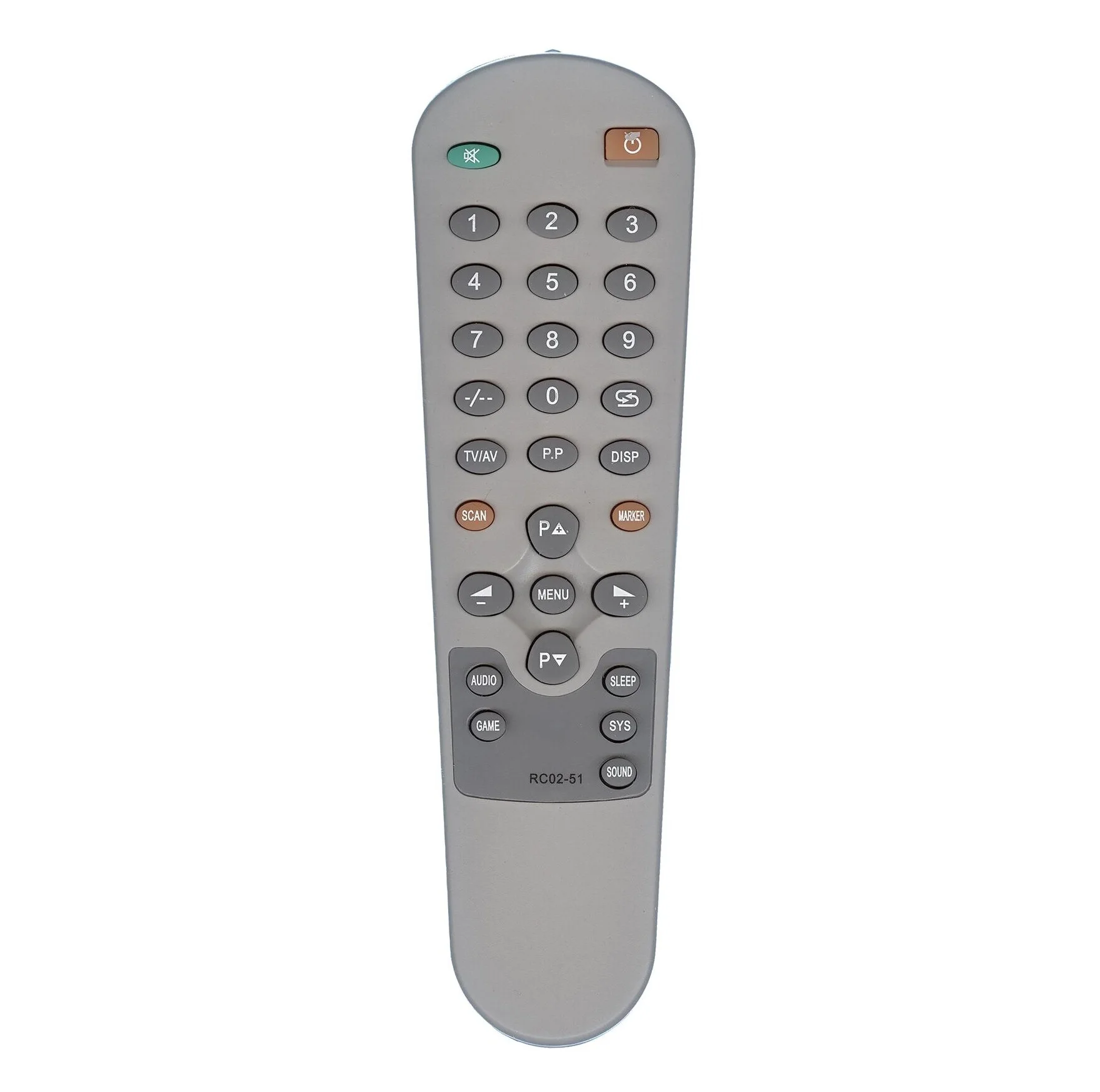 Пульт для телевизоров REKORD Rc02-51 / GENERAL Rc02-51 /ONIKS RC02-51/ ELEKTA RC02-51 / TRONY